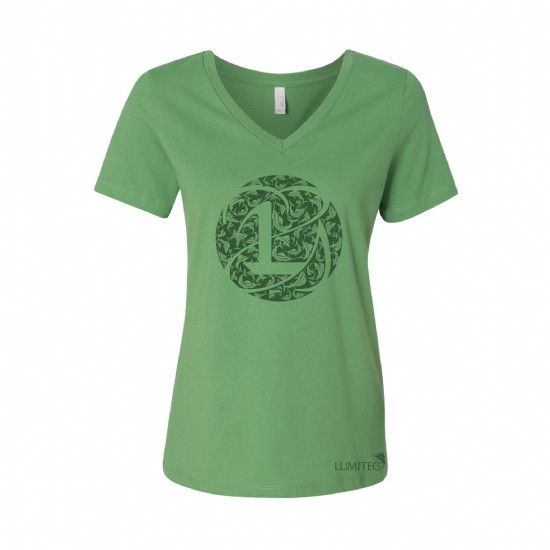 Bella + Canvas Ladies V Neck Sailfish Pattern Tee #5