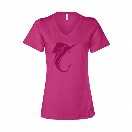 Bella + Canvas Ladies V Neck Sailfish Tee #2